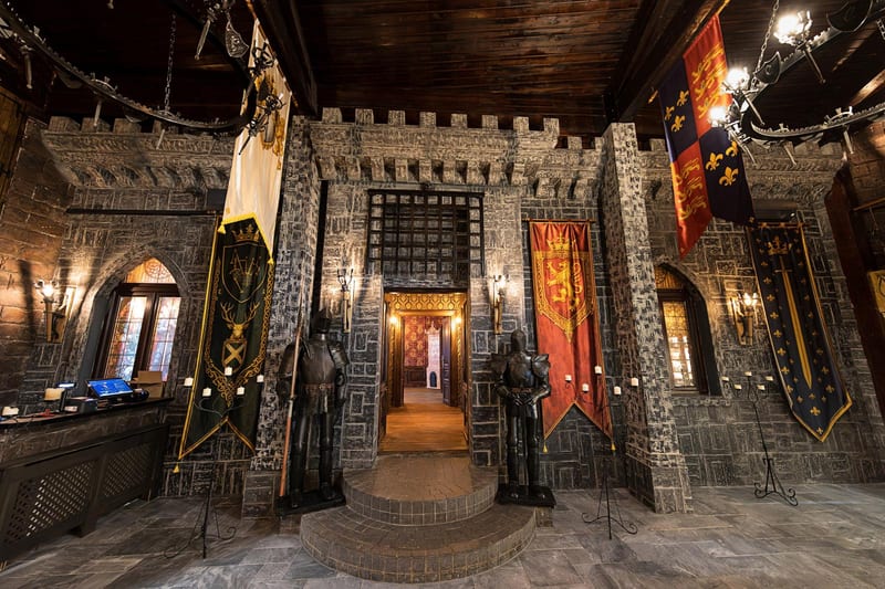 The Queen's Hall — feast laid