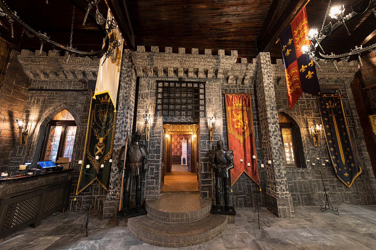 The Queen's Hall — feast laid